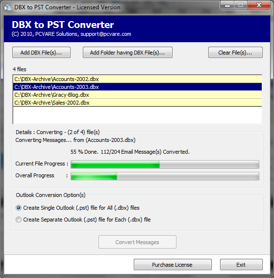 Pcvare dbx to pst converter crack